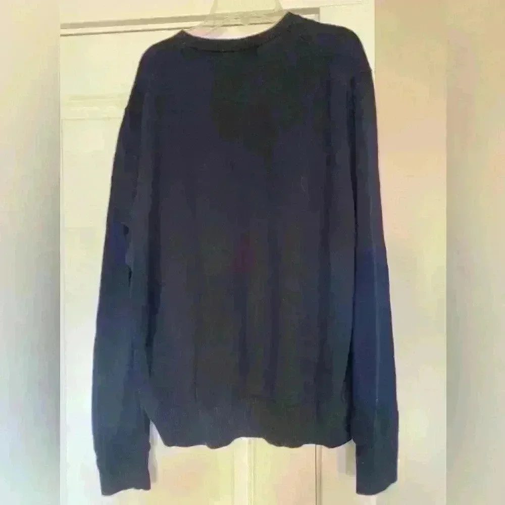 GAP Navy CASHMERE Blend Mens Crew Neck Sweater Large